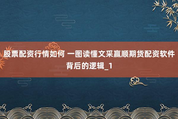 股票配资行情如何 一图读懂文采赢顺期货配资软件背后的逻辑_1