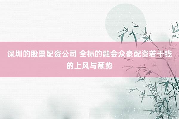深圳的股票配资公司 全标的融会众豪配资若干钱的上风与颓势