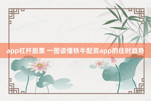 app杠杆股票 一图读懂铁牛配资app的往时趋势